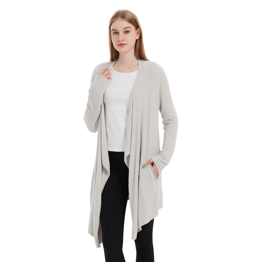 Ultra Soft Light Gray Cardigan